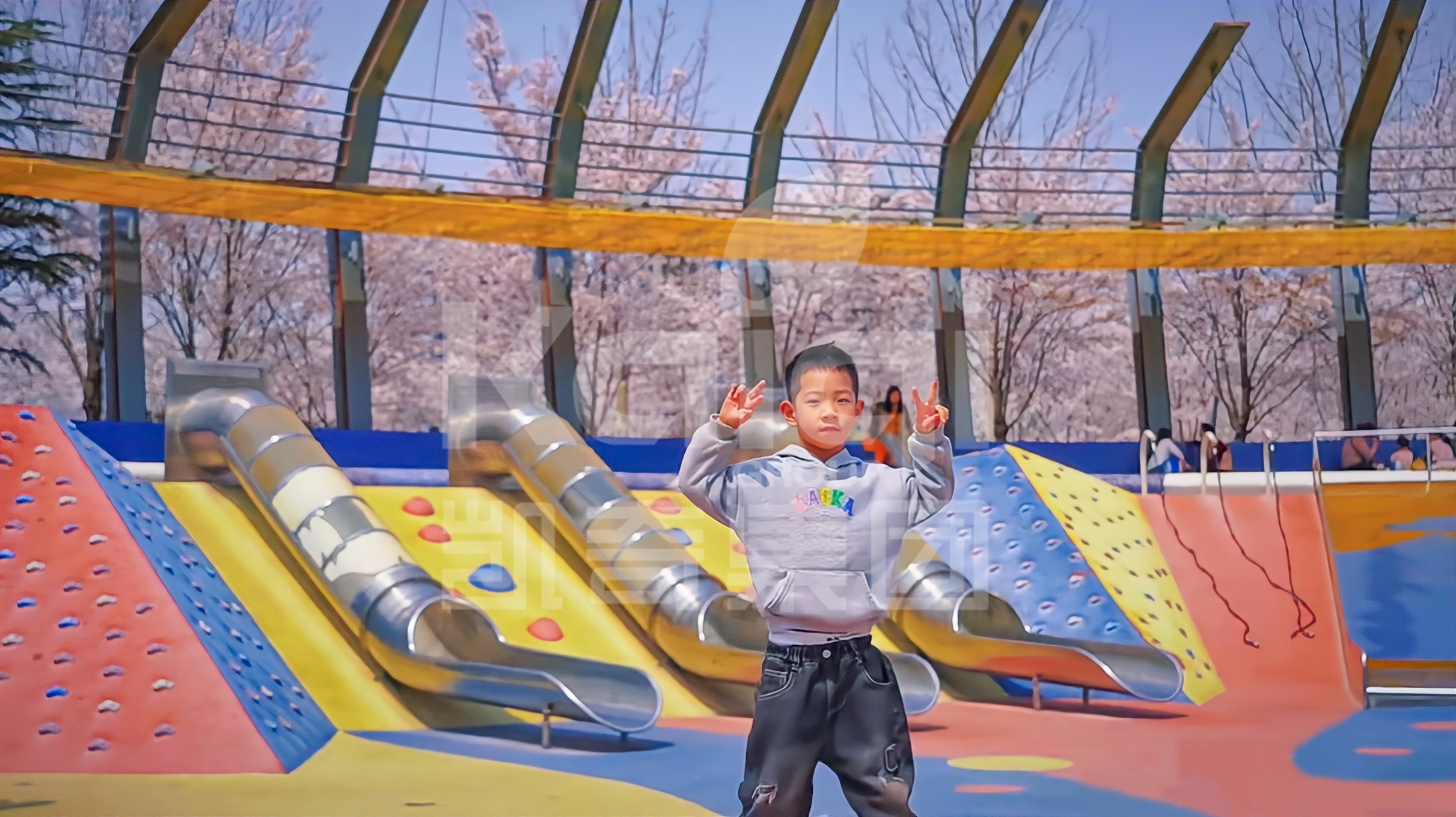 膠州三里河兒童樂園 | 置身生態綠廊，開啟游樂之旅